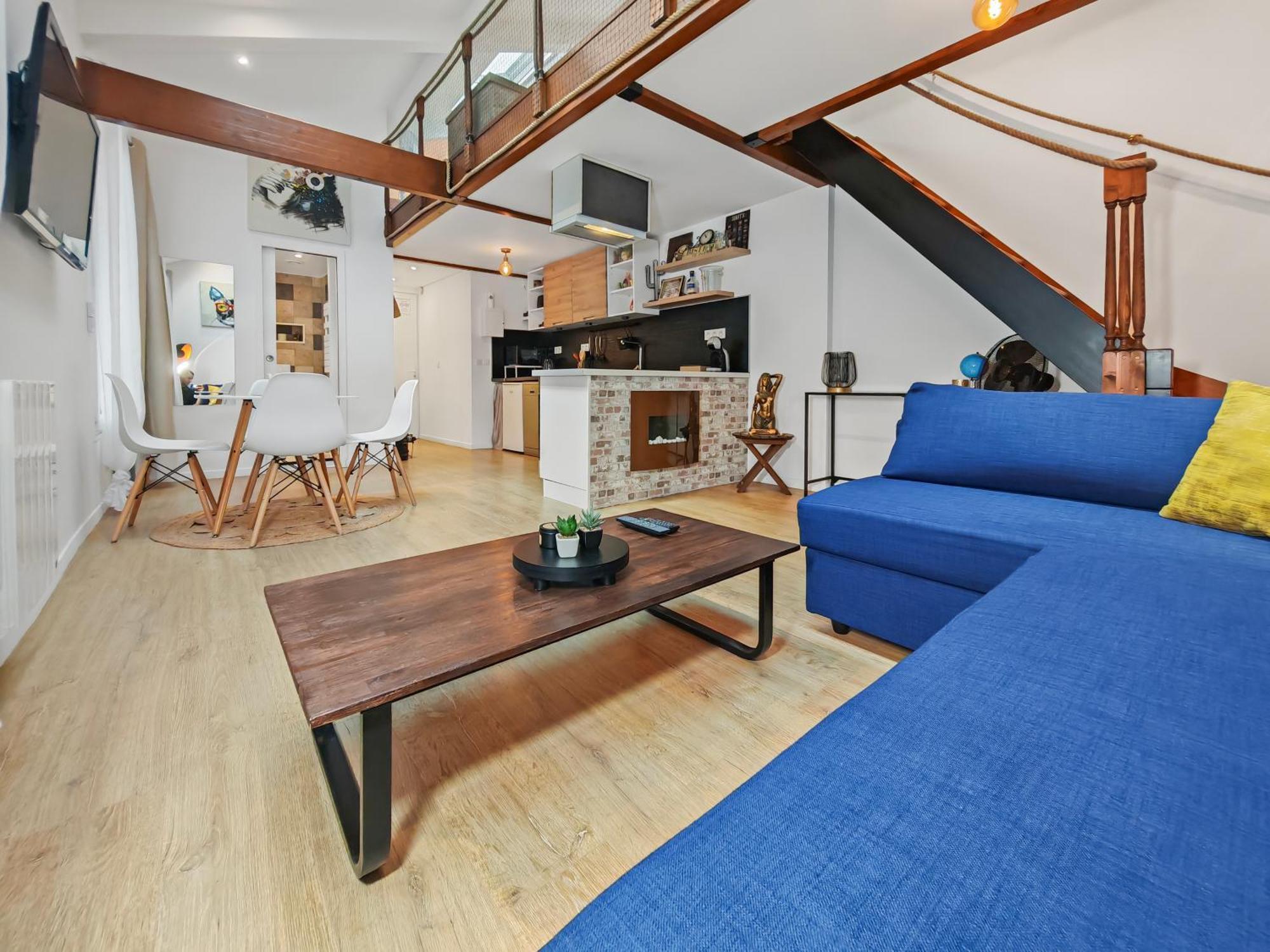 Loft Duplex A 2 Min De Paris - Parking Gratuit Leilighet Le Pré-Saint-Gervais Eksteriør bilde